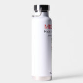 "Vermisst" Flasche (Rechts)