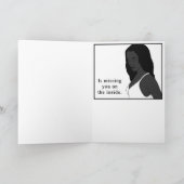 Vermisst, Gefängnisgrußkarte. Karte (Innenseite)