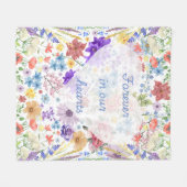 Vermisst-Geschenk für Mama Fleece-Decke Fleecedecke (Vorderseite (Horizontal))