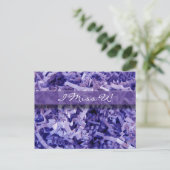 Vermisst haben Sie Lila Papierschneidemaschinen Postkarte (Stehend Vorderseite)