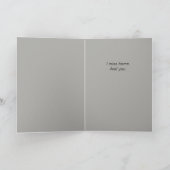 Vermisst, hier ist es so ruhig, hier ist ein ländl karte (Innenseite)