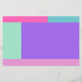 Vermisst Hund Modernes farbiges Foto Poster Flyer (Hinten)