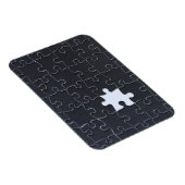 Vermisst Jigsaw Puzzle Piece schwarz Magnet (Rechte Seite)