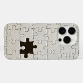 Vermisst Jigsaw Puzzle Piece White Case-Mate iPhone Hülle (Rückseite (Horizontal))