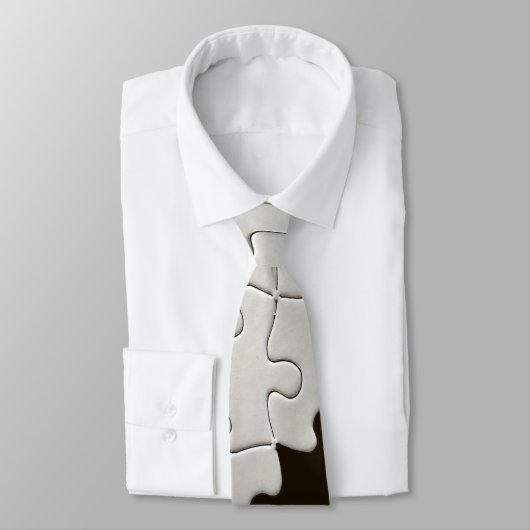 Vermisst Jigsaw Puzzle Piece White Krawatte (Gebunden)