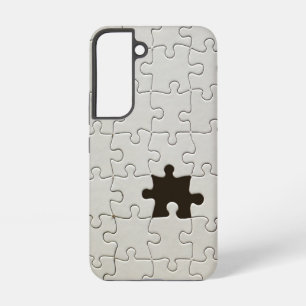 Vermisst Jigsaw Puzzle Piece White Samsung Galaxy Hülle