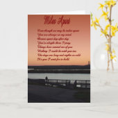 Vermisst kardieren Sie Karte (Gelbe Blume)