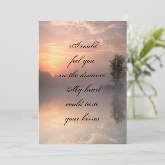 Vermisst Karte (Stehend Vorderseite)