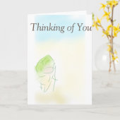 Vermisst Karte (Gelbe Blume)