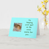 Vermisst Karte (Gelbe Blume)