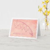 Vermisst... Karte (Gelbe Blume)