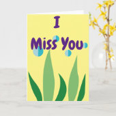 Vermisst Karte (Gelbe Blume)