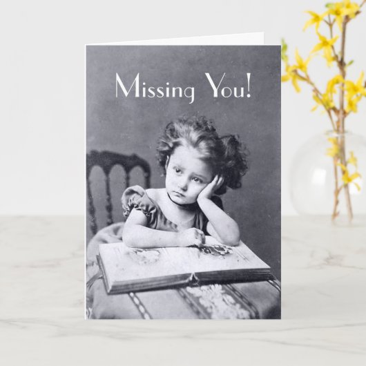 Vermisst! Karte (Gelbe Blume)