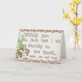 Vermisst Karte (Gelbe Blume)