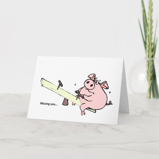 VERMISST KARTE (Vorderseite)