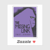 Vermisst Link - Vintages Horror-Filmplakat Aufkleber (Blatt)