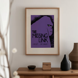 Vermisst Link - Vintages Horror-Filmplakat Poster