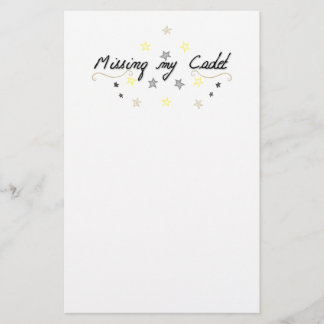 Vermisst mein Kadett stationär Briefpapier