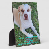 Vermisst mein Welpe Fotoplatte (Seite)