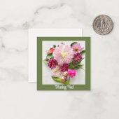 Vermisst! Mitteilungskarte (Vorderseite/Rückseite Beispiel)