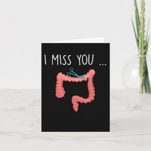 Vermisst My Colon Funny Ostomy Ostomate Operation Karte