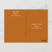 Vermisst Niedlicher weißer Hund Schwarzer Erntedan Postkarte (Rückseite)