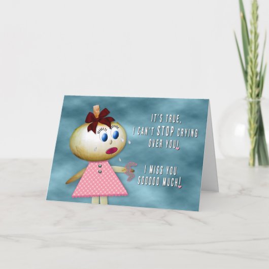 VERMISST! ONION CYING - Kartoffelfamilie Karte (Vorderseite)