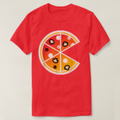 Vermisst Piece Pizza Slicefunny Couples Pizza S 10 T-Shirt (Design vorne)