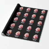 Vermisst Pig Time Funny Animal Pub Dark BG Geschenkpapier (Ungerollt)