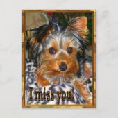 Vermisst Postkarte (Vorderseite)