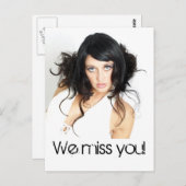 Vermisst! Postkarte (Vorne/Hinten)