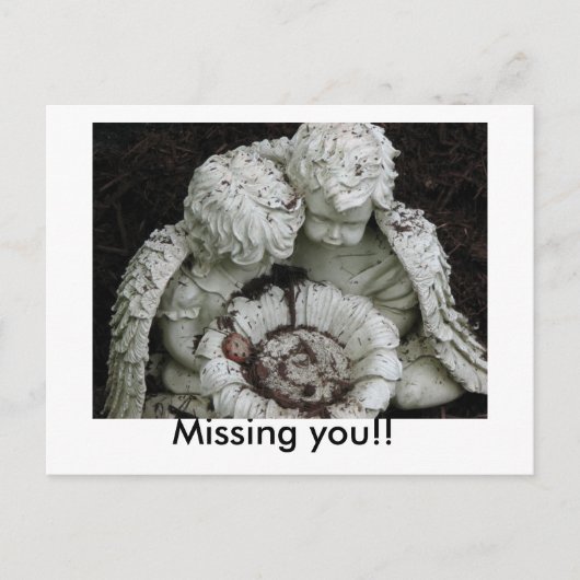 Vermisst! Postkarte (Vorderseite)