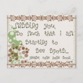 Vermisst Postkarte (Vorderseite)