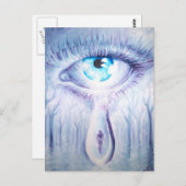 Vermisst Postkarte (Vorne/Hinten)