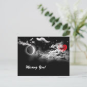 Vermisst Postkarte (Stehend Vorderseite)