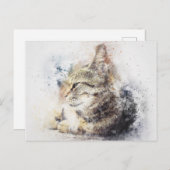 Vermisst Postkarte (Vorne/Hinten)