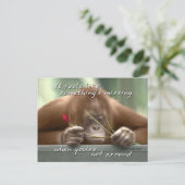 Vermisst Postkarte (Stehend Vorderseite)