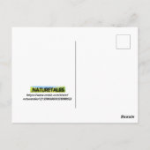 Vermisst Schneeleopard Postkarte (Rückseite)