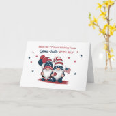 Vermisst Sie auf Amerikanische Unabhängigkeitstag  Karte (Gelbe Blume)