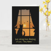 Vermisst Sie Chat im Windows-Individuelle Name Karte (Gelbe Blume)