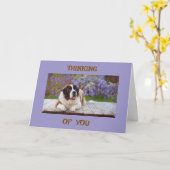 *VERMISST SIE/DENKEN AUCH SIE* KARTE (Gelbe Blume)