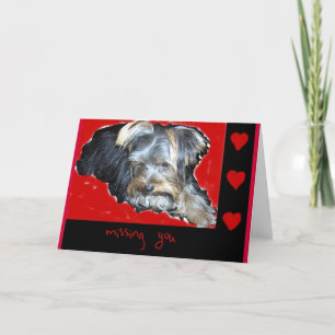 Vermisst Sie (Grußkarte) Karte