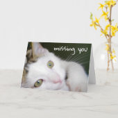 VERMISST SIE - IMMER KARTE (Gelbe Blume)