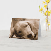 Vermisst Sie Karte (Gelbe Blume)