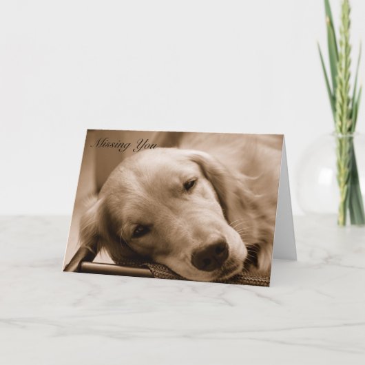 Vermisst Sie Karte (Vorderseite)