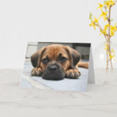 Vermisst Sie Karte (Gelbe Blume)