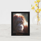 Vermisst Sie ... Karte (Gelbe Blume)