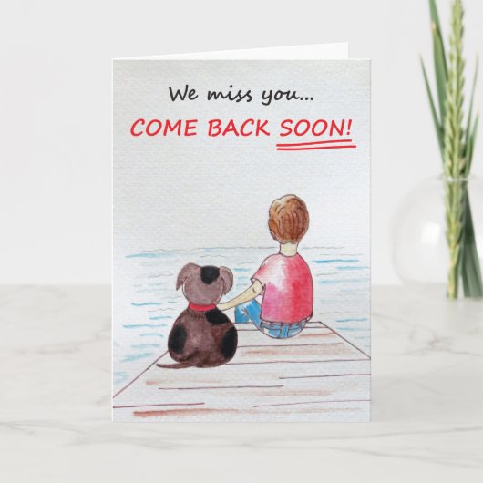 Vermisst Sie Karte (Vorderseite)