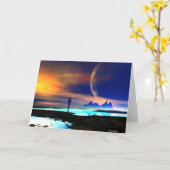 Vermisst Sie Karte (Gelbe Blume)