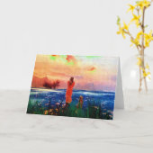 Vermisst Sie Karte (Gelbe Blume)